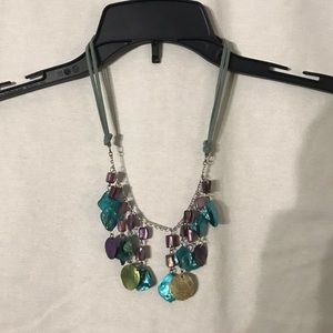 🦠 Blue glass necklace